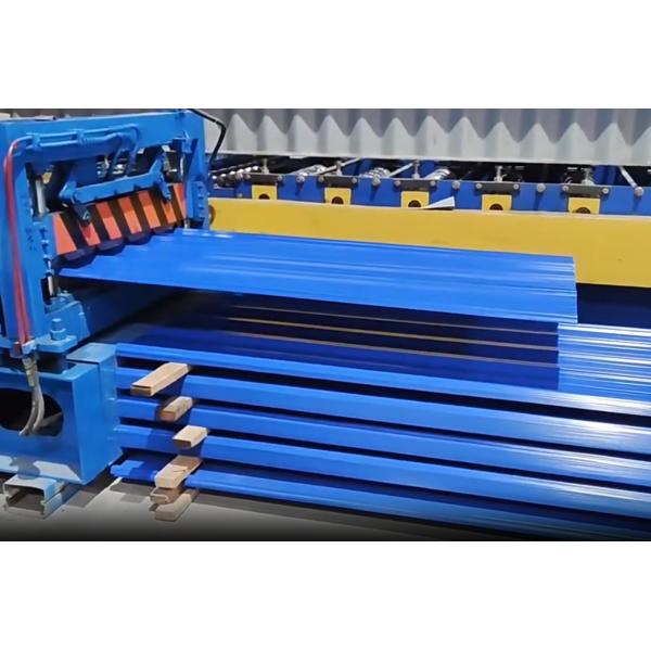 Galvanized Corrugated Panels for Residential Building Width 600-1250mm RoHS Certified