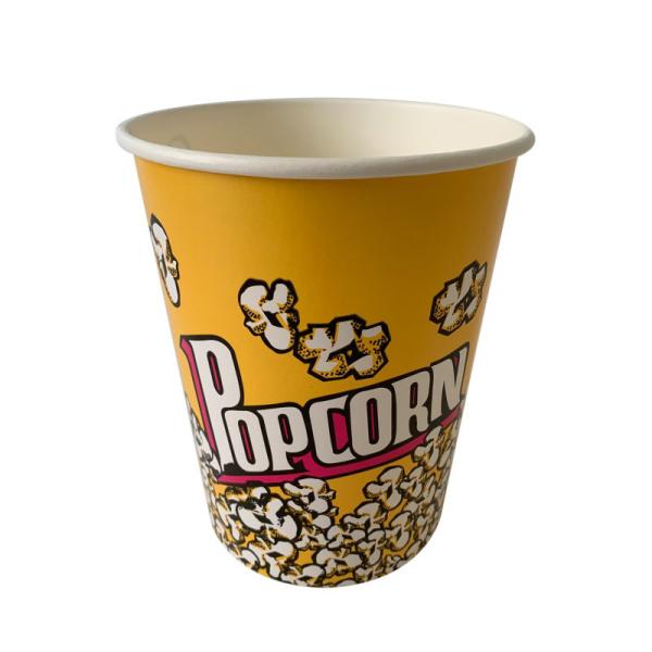 85 Oz Cinema Paper Popcorn Buckets Customizable Portable And Lightweight