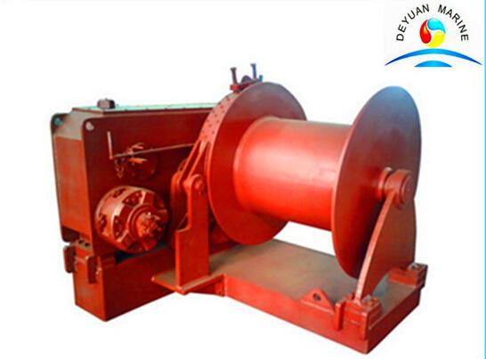 10 Ton Single Drum High Speed Electric Winch , Hydraulic Towing Winches