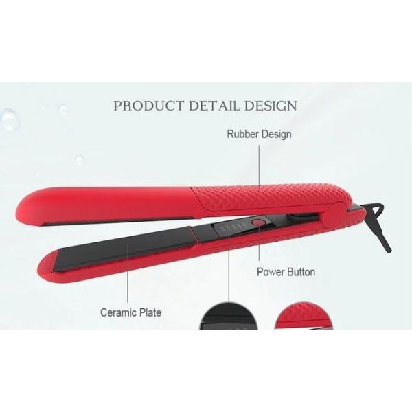 Customized LCD Digital Professional Hair Iron Straighteners ROHS Certifiation
