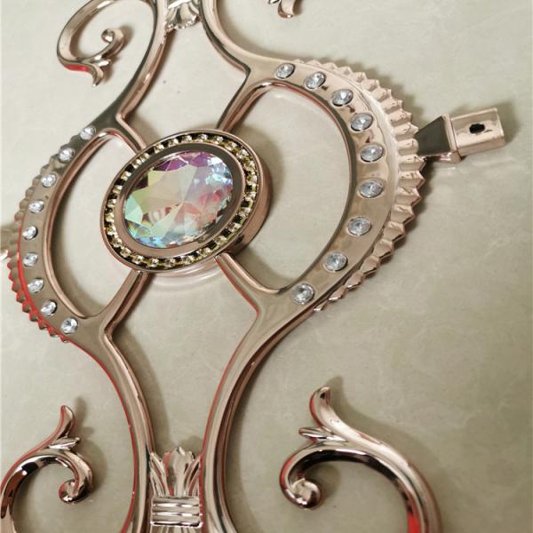 3d Rose Gold Georgian Bar Flowers With Diamond Sliding Door Windows Accessories