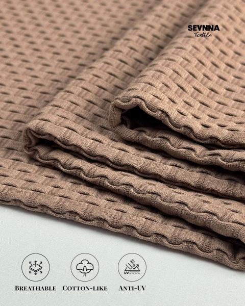 105cm Recycled Nylon Spandex Double Knit Fabric 360gsm