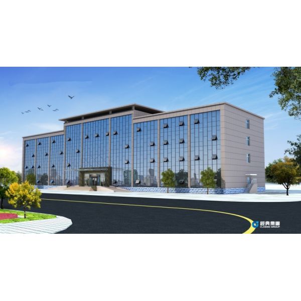 Flexible Prefab Steel Structure Office Storage Buildings Fire Resistance