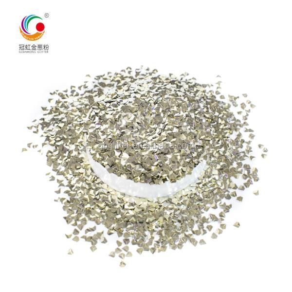 3D Diamonds Colorful PET Crystal Glitter for Wedding Christmas Decoration Supplies and Nail Art