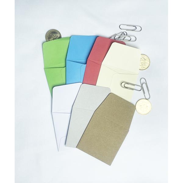 Small Square Coin Envelopes Colour Paper Money Envelopes for Coin And Seed 2 x 2 inch
