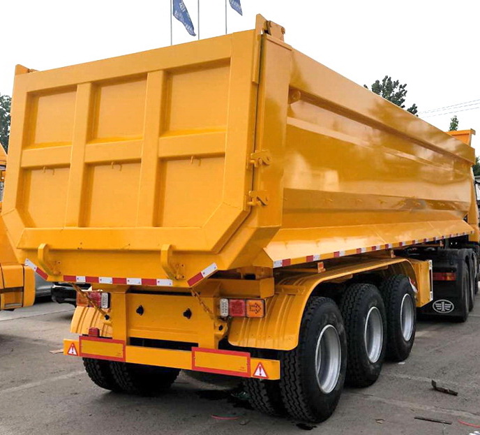 Тормозная система ABS трейлера тележки Tipper высокого трейлера сброса емкости нагрузки Semi стальная