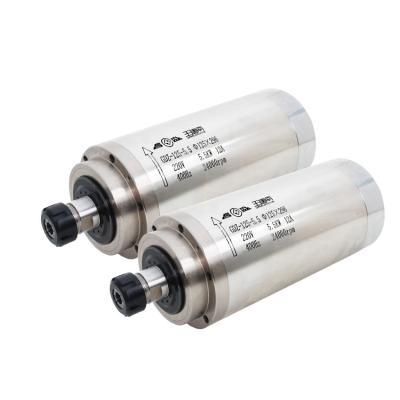 GDZ125-5.5 ER25 Perforação de madeira CNC Roteador Motor de fuso refrigerado a água 10A