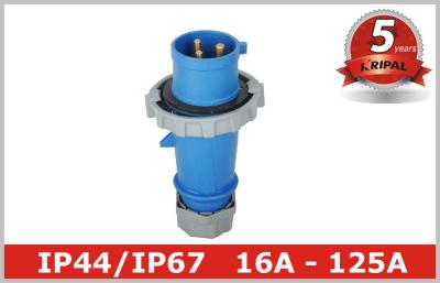 European Standard IEC 16A Industrial Plugs , Pin And Sleeve Electrical Connectors