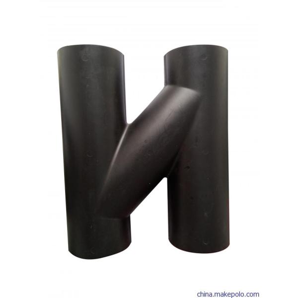 PN6 110mm 90 Plastic pipe  HDPE Draining Fittings Siphon H tube