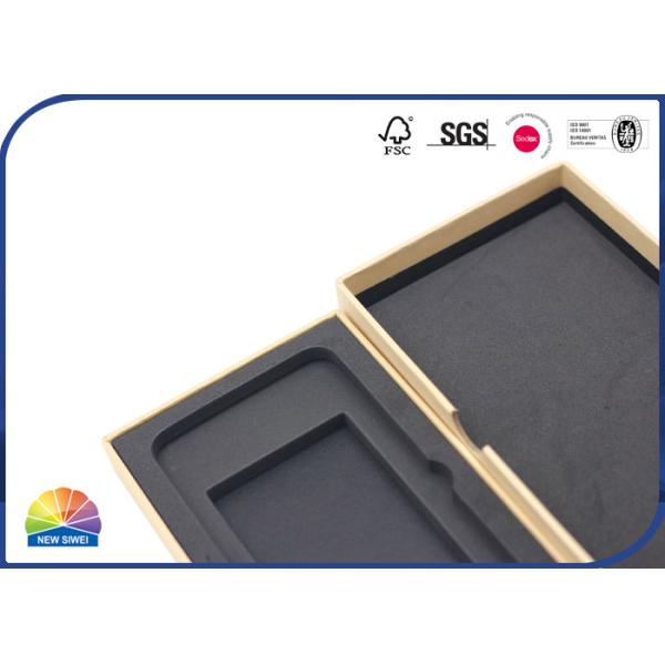 Части точности подноса ЕВА цвета Брауна подарочной коробки бумаги электроники упаковывая Recyclable