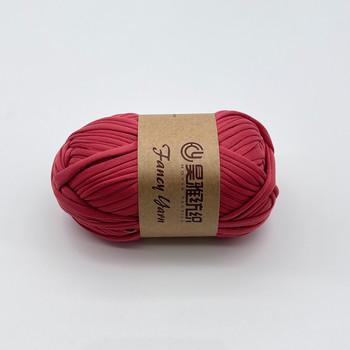 1/0.3NM 100% Polyester T Shirt Yarn For Knitting DIY Home Accessories Sofa Pillows