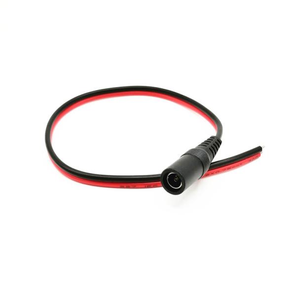 5.5mm x 2.1mm 10 inch (30cm) DC Power Pigtail Extension Cable Male