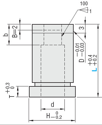 Hautes matrices MISUMI 64 HRC de bouton carbure/ASP23 de precison pour des composants de moule de presse
