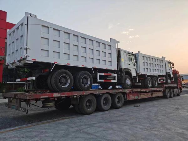 Sinotruk AC16 Axle Used Tipper Trucks Mining Engineering Trucks 8x4 12 Wheels