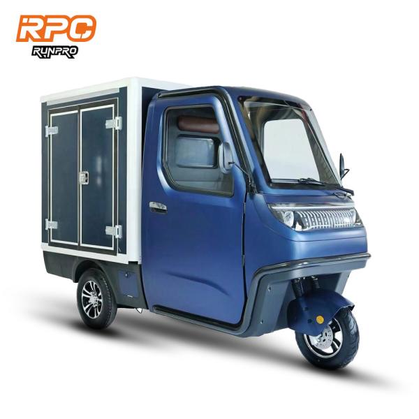 1 passageiro 1KW-2.5KW Triciclos pesados grandes com carga de 3 rodas e energia elétrica