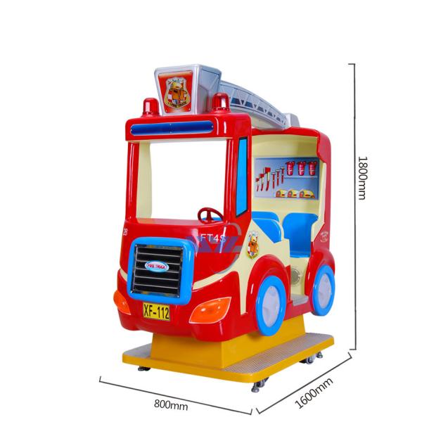 Electric Racing Car Arcade Kiddie Rides Custom Sticker For Shopping Mall