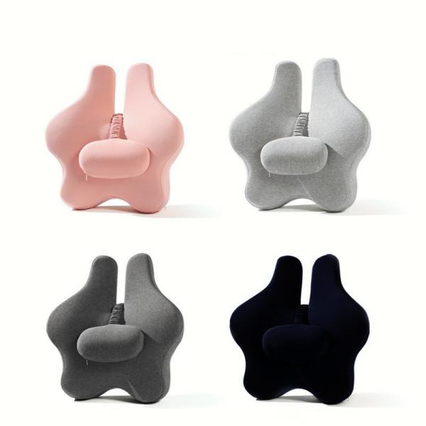 Memory Foam Filling Lumbar Cushion for Adjustable Slow Rebound Back Rest Support