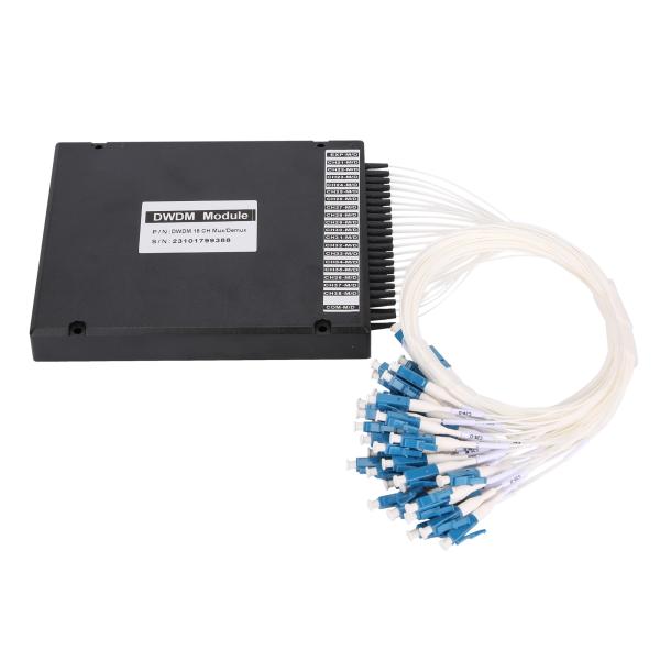 500mW DWDM passif 18CH DEMUX MUX passif Gestion SMF 28e Fibre C22 à C39