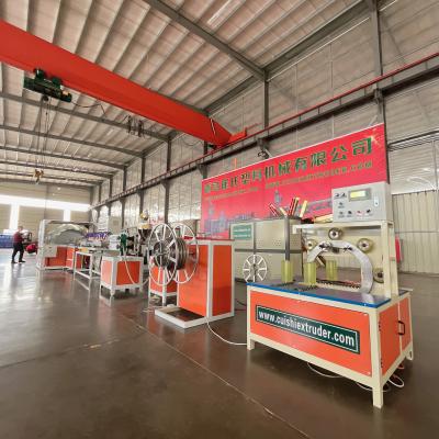 Máquina de tubulação flexível reforçada com fibra de PVC, Máquina de extrusão de tubos macios