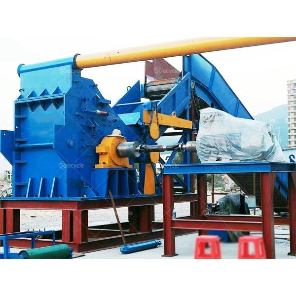 9000 kg High Capacity Automatic Metal Crushing Machine for Scrap Aluminum Processing