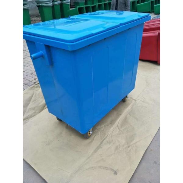 Custom Labeling Options HUADING Outdoor Steel Garbage Bin for Easy Waste Disposal