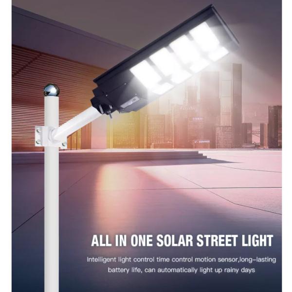 16w Led Solar Powered Street Light Lawn Patio Yard Walkway Deck And Driveway Using