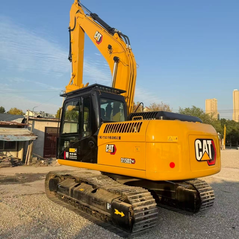 Used CAT 315D2GC Excavator Digger 0.65m³ Bucket Air‑Conditioned Cabin For Municipal Work