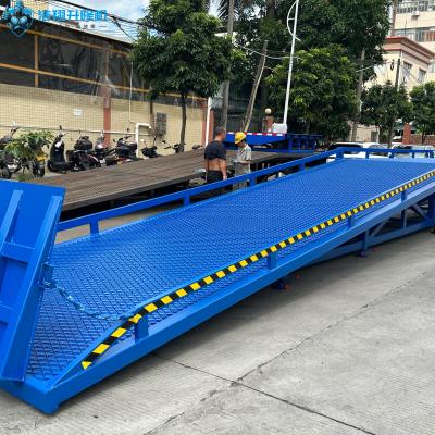 Rampes de quai de chargement portables pour conteneurs de terminaux mobiles ODM pour chariots élévateurs