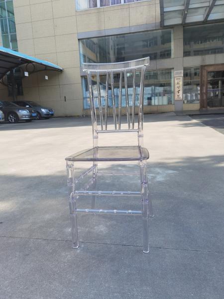 Durable Stackable Resin Chiavari Chair 25.5 Inches Arm Height For Home Commercial
