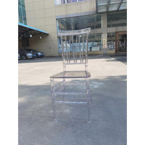 Durable Stackable Resin Chiavari Chair 25.5 Inches Arm Height For Home Commercial