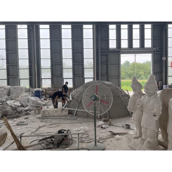 Exquisite Lotus Relief Mural Hand Carved from Natural Marble Stone for Modern Wall Decor