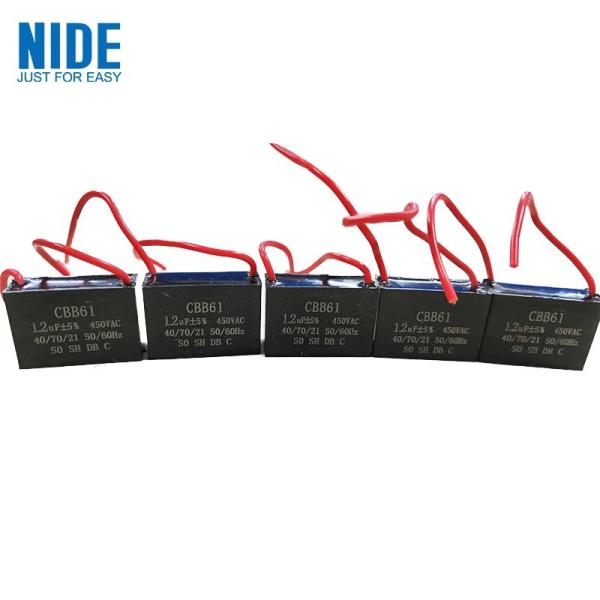 Фильм полипропилена конденсатора CBB61 электрического вентилятора 1.2UF