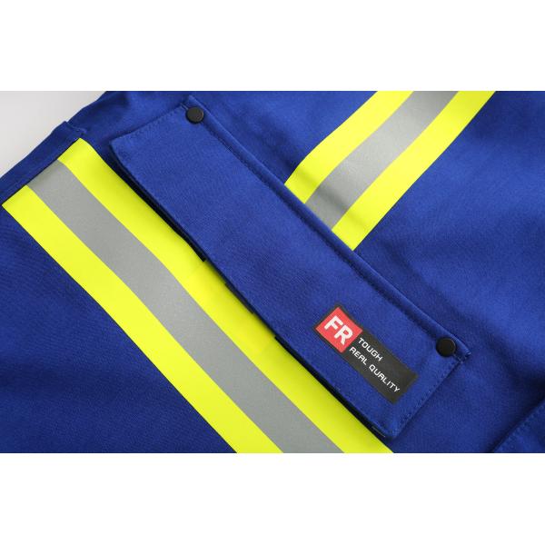 Куртка безопасности химиката доказательства дождя EN343 защитная, куртка работы 9OZ Nomex огнезамедлительная