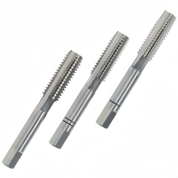 Wholesale Focus: Industrial M2 High Speed Steel Hand Taps | DIN 352 3-Piece Metric Set for Reliable Metal Threading