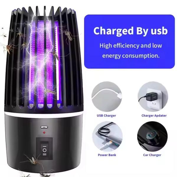 JZ USB Powered Rechargeable Household Electric Mosquito Repellent Smart Pest Control For Indoor Mosquito Repelente