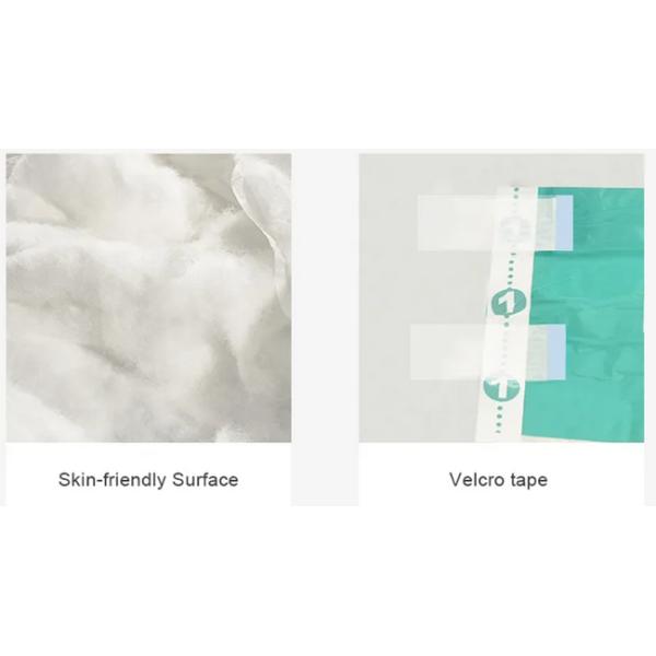 Ultra Soft Disposable Absorbent Adult Diaper Custom Non Woven Fabric Printed