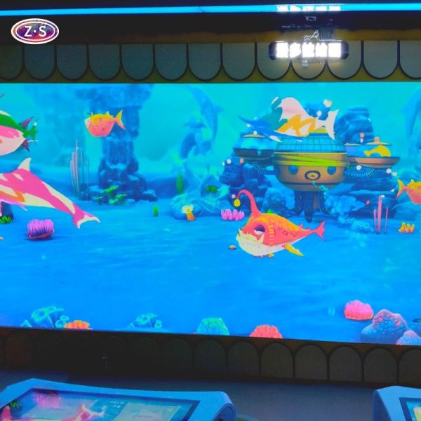 Large Wall Display Interactive Digital Drawing AR Sketch Projection For Team Building