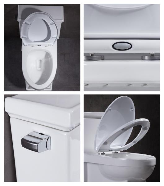 4.8l American Standard Right Height Elongated Toilet One Piece Floor Mounted