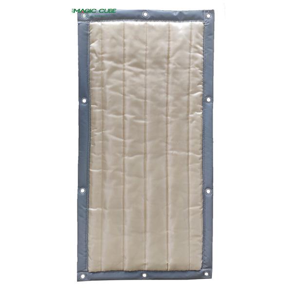 Grey PVC Tarpaulin And Fabric Sound Barrier For Outdoor Construction Sites
