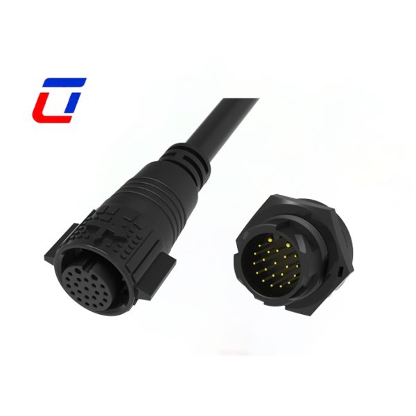 M19 2+20 Pin Led Light Connector Quick Connect Male Female Cable Connector