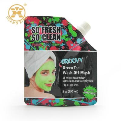 metálicos de empacotamento cosméticos do saco da máscara de 150ml Skincare laminados estão acima dos malotes da barreira