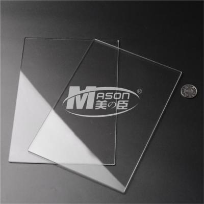 Mason Heat Resistant Clear Acrylic Plastic Sheets pespex For Sneeze Guard