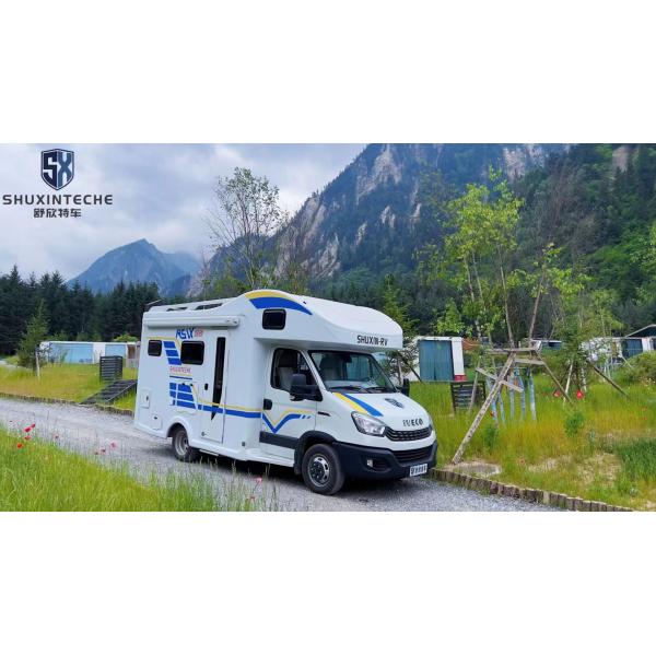 Автоматическая передача RV Караван Van Foton, автомобиль стеклоткани на открытом воздухе располагаясь лагерем украсила