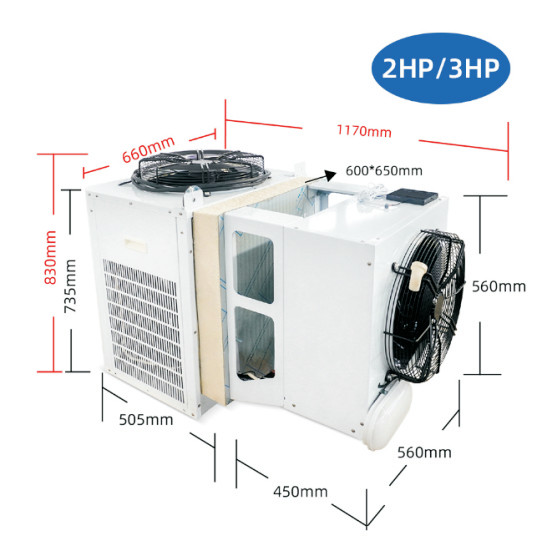 Unité intégrée dédiée pour le stockage au froid