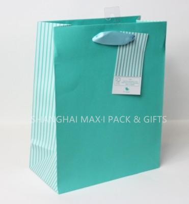 Colored Goodie Branded Paper Bags Business Mini Medium Large Elegant FSC Certificated