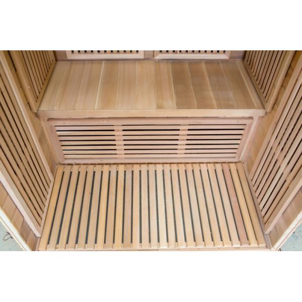 Far Khan Household Steam Room Double Computer Control Panel Household Lightwave Wooden Sauna Room