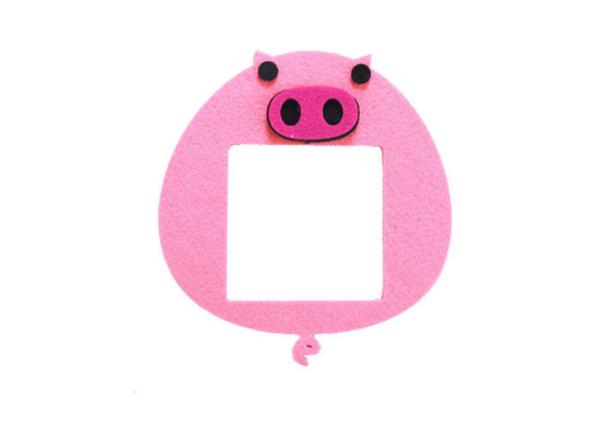 Cartoon Pattern Switch Decoration Sticker Felt Fabric Crafts Suit 9 Cm Switch