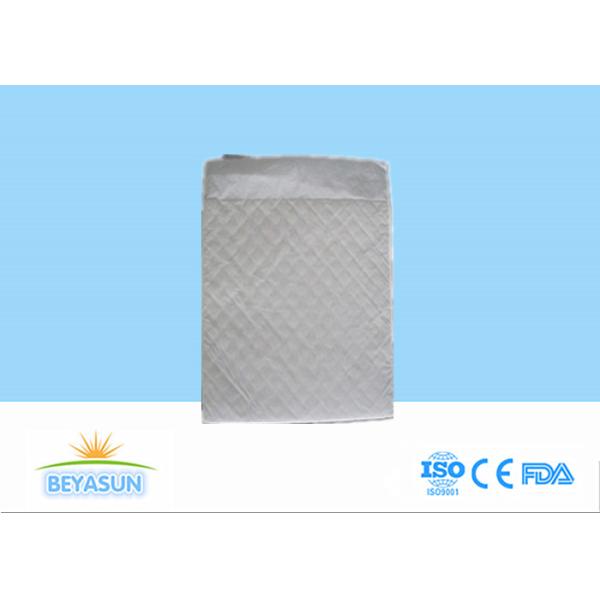 Голубые/белые устранимые пусковые площадки кровати, пусковые площадки вещество-поглотителя больницы Инконтиненсе