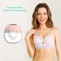Bomba portátil de mama para manos libres, Bomba portátil eléctrica de mama de grado alimenticio para madres lactantes