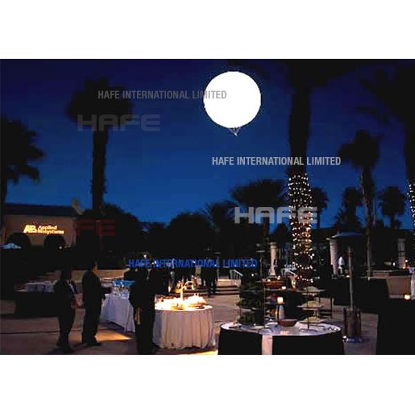 Воздушный шар гелия СИД луны освещает украшение ночи, освещает светлые воздушные шары 3М приведенные партии